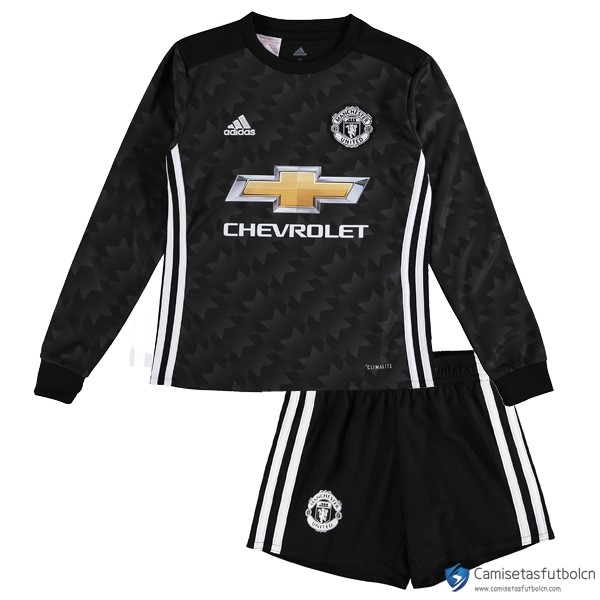 Camiseta Manchester United Segunda equipo ML Niño 2017-18